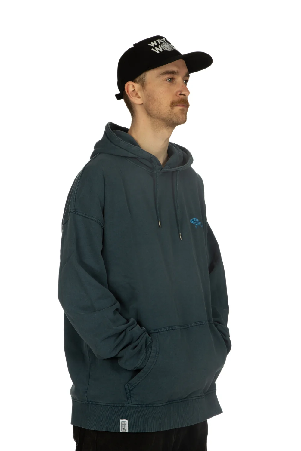 BamBooBay Lure Metal Hoody Stone Wash Denim - Image 3
