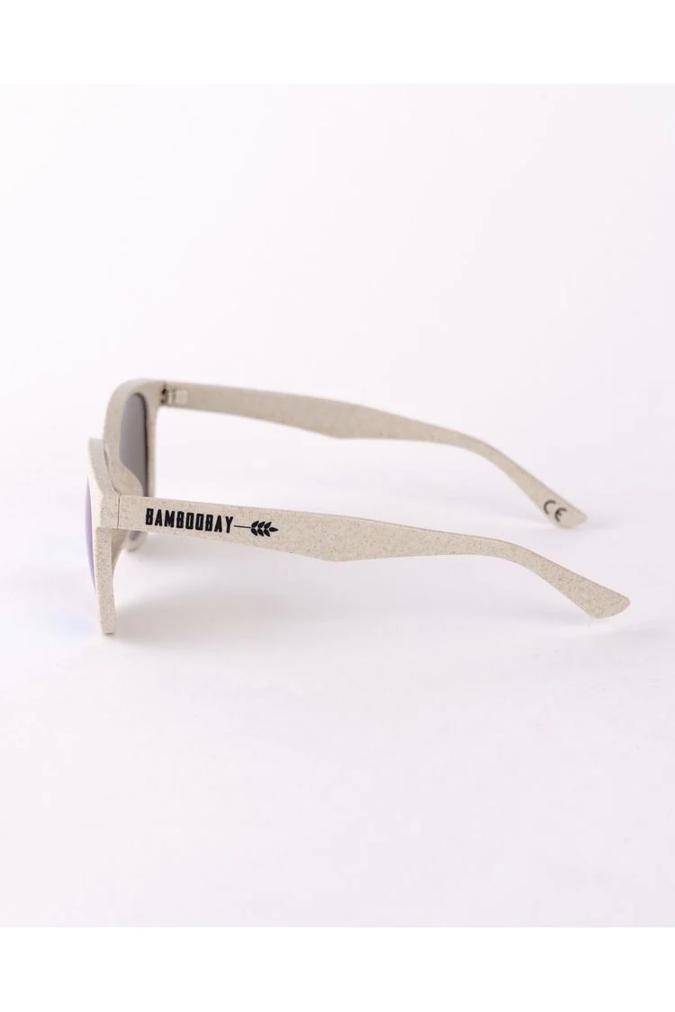 BamBooBay Swheat Round Sunnies Blue - Image 3