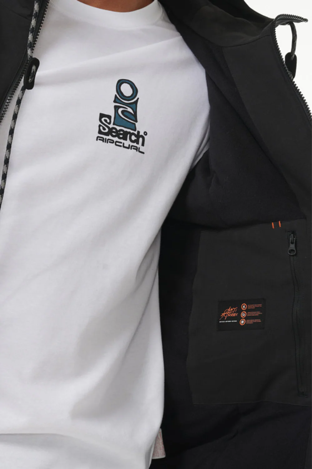 Rip Curl Anti Series One Shot 5K/5K Jacket Black - Image 3