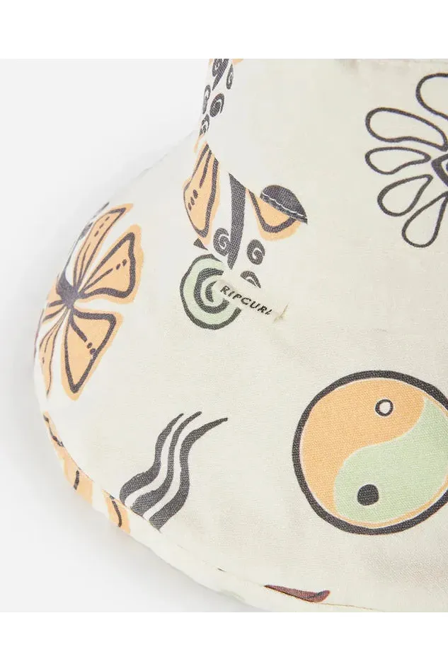 Rip Curl Tres Cool Upf Sun Hat Off White - Image 3