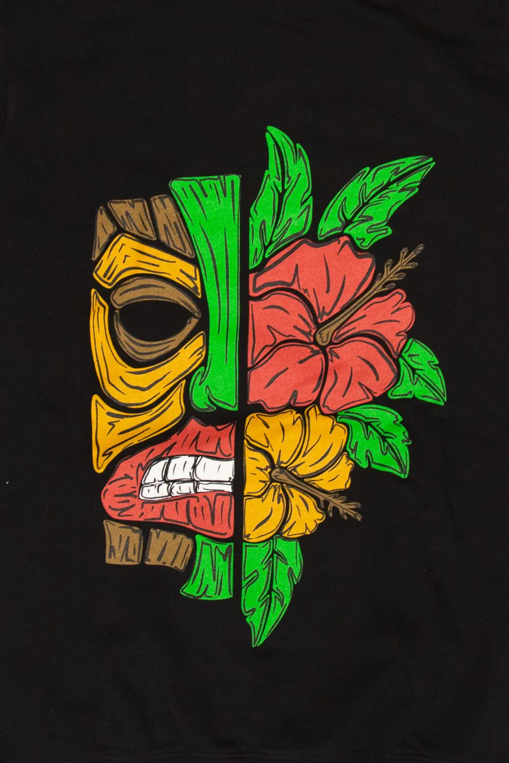Tiki Petal Head Hoody Black - Image 5