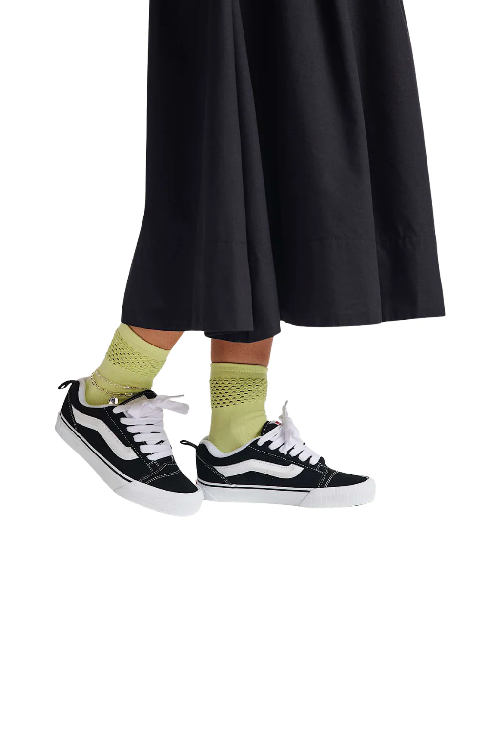 Vans Knu Skool Shoe Black/White - Image 5